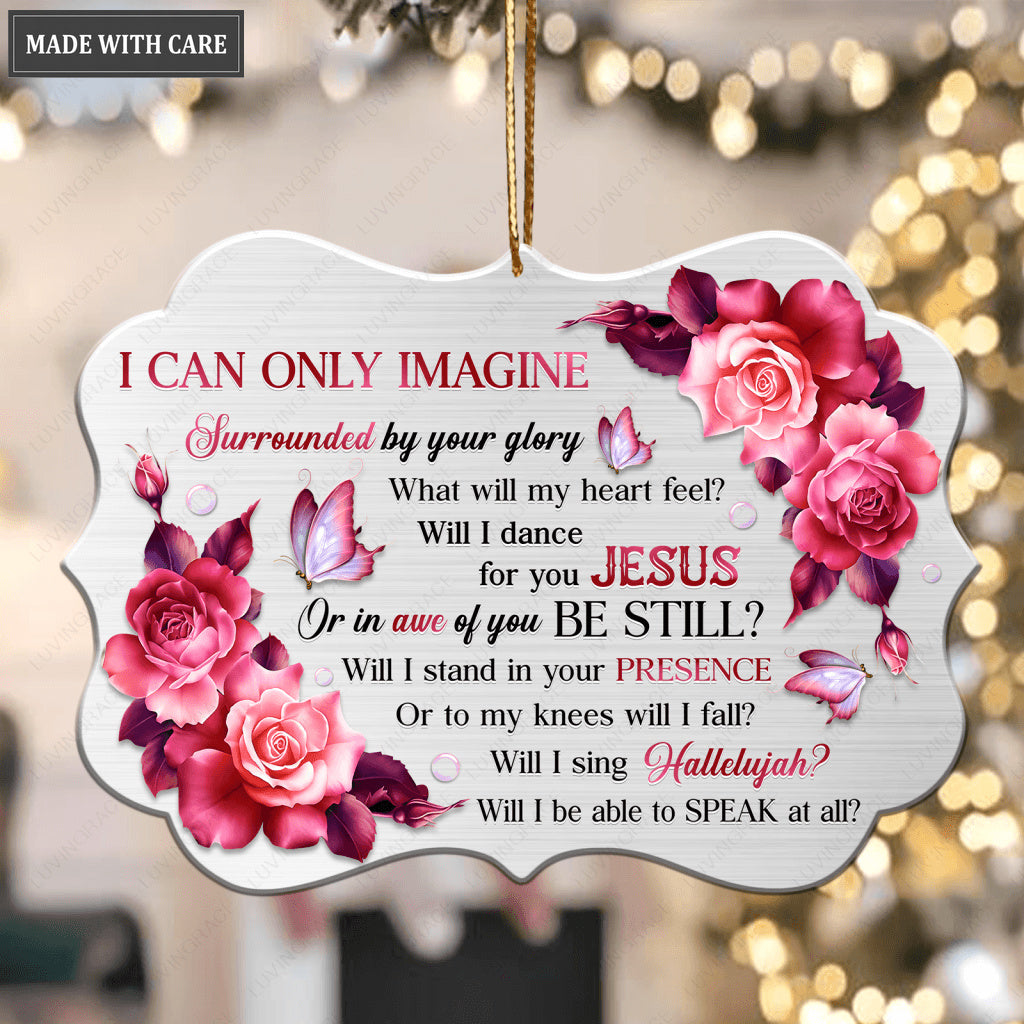 Unique Rose Surrounded By The Glory Ornament