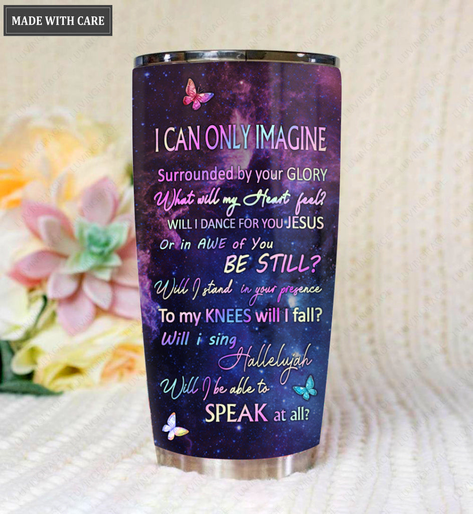 Personalized Color Butterfly Glory Tumbler