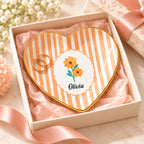 Custom Floral Name Design - Personalized Ring Dish