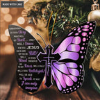 Butterfly Surrounded By The Glory Car Hanging Ornament