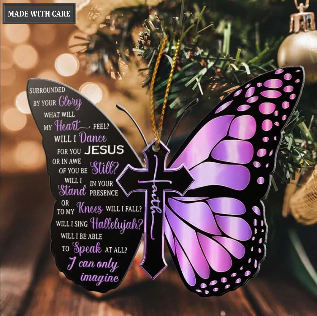 Butterfly Surrounded By The Glory Car Hanging Ornament
