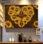 Sunflower Heart God Says You Are Special Wall Art