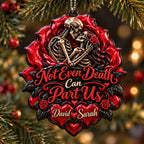 3D Raised Personalized Skeleton Couple Ornament – Anniversary Gift