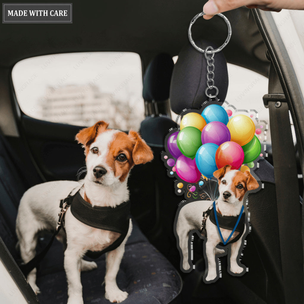 Funny Dog Bubble Ornament - Personalized Car Hanging Ornament