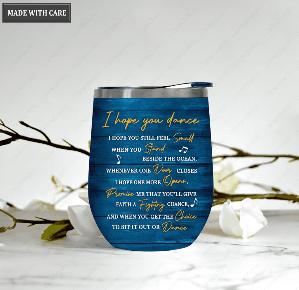 I Hope You Dance Turtle Personalized Egg Tumbler