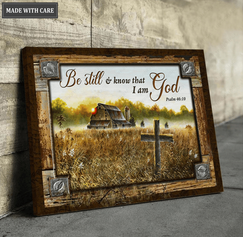 Vintage View Be Still Wall Art