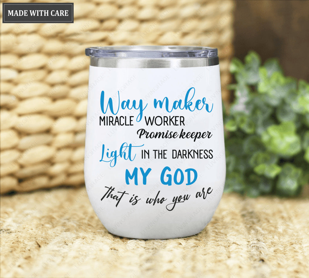 Personalized Dual Butterflies Waymaker Wine Tumbler