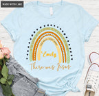 Personalized Rainbow There Was Jesus Tshirt