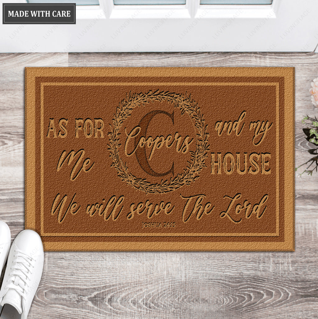 Personalized As For Me Doormat