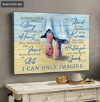 He Walks Surrounded By GLory Canvas Wall Art
