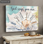 Seashell God Says You Are Wall Art