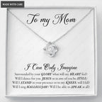 Personalized Surrounded By the Glory Love Necklace