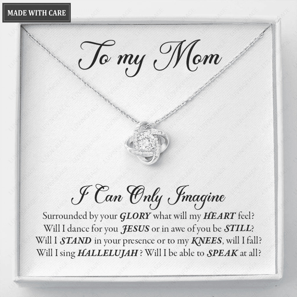 Personalized Surrounded By the Glory Love Necklace