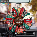 Christmas Sunflower God Says You Are Ornament