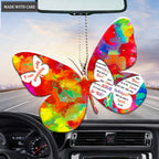 Colorful Butterfly Surrounded By The Glory Ornament