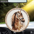 Cross Horse Stand With God Ornament