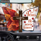 Faith Butterfly Fall For Jesus Ornament