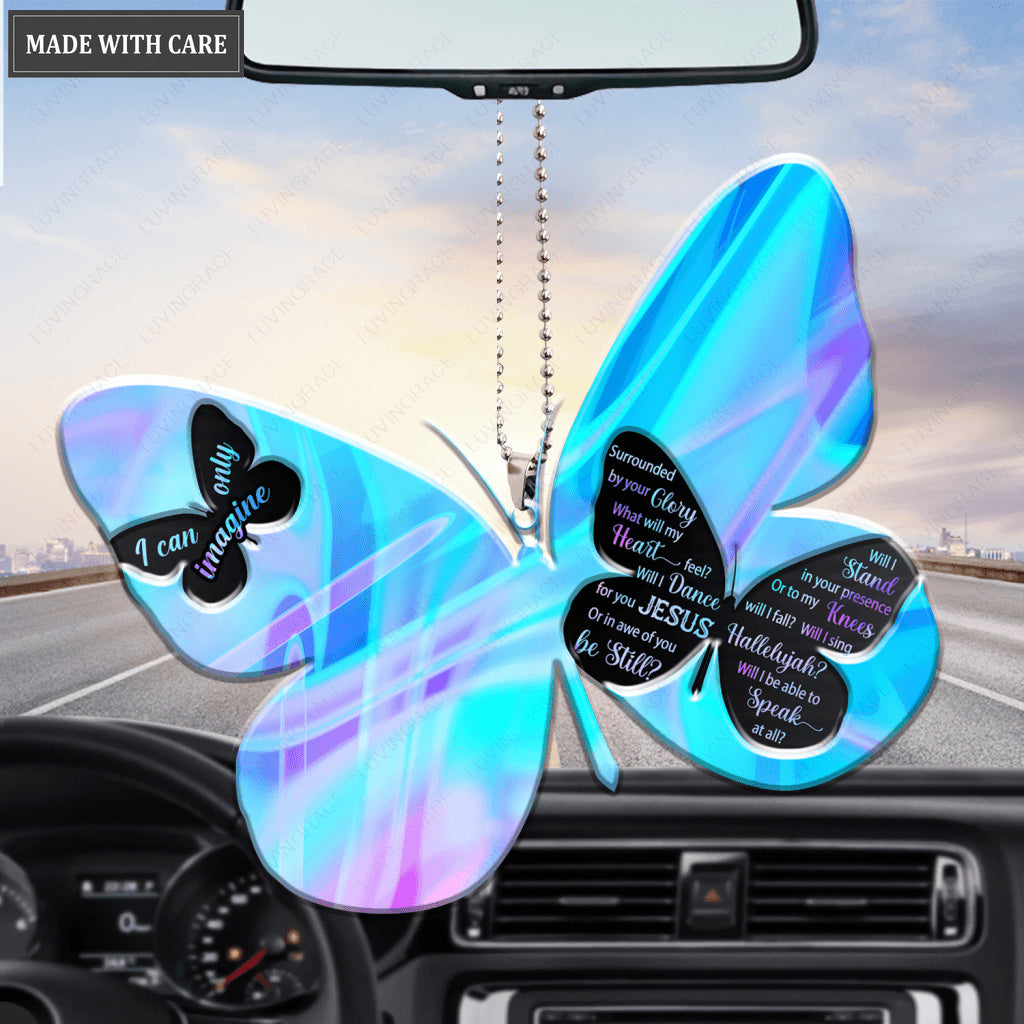 Hologram Butterfly Surrounded By The Glory Ornament