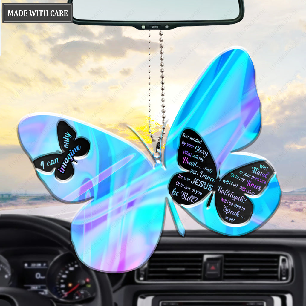 Hologram Butterfly Surrounded By The Glory Ornament