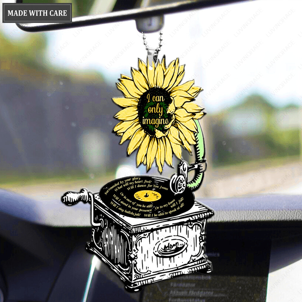 Sunflower Vinyl Surrounded By The Glory Ornament