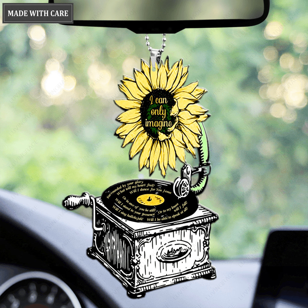 Sunflower Vinyl Surrounded By The Glory Ornament
