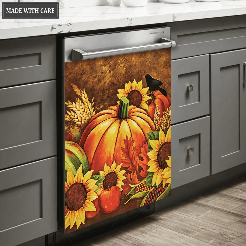 Autumn Is Coming Dishwasher Magnet Cover