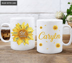 Personalized Sun Flower God Says You Are Mug