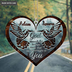 Printfamily M93 Hummingbird Couple God Blessed Personalized Ornament