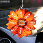 Orange Gazania God Says You Are Ornament