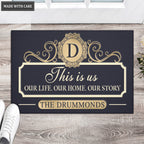 Personalized Serve The Lord Elegant Doormat