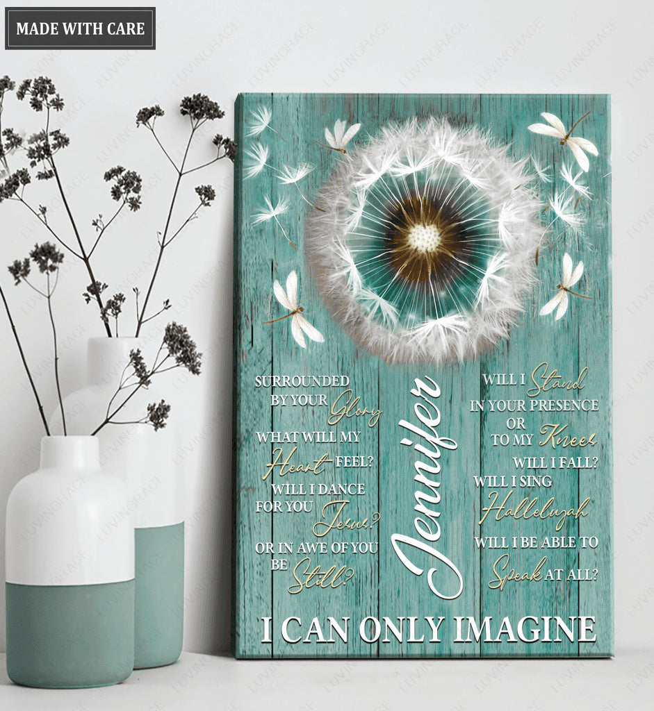 Dandelion Surrounded By Glory Personalized Wall Art