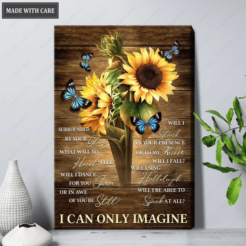 Wooden W Sunflowers Surrounded By Glory