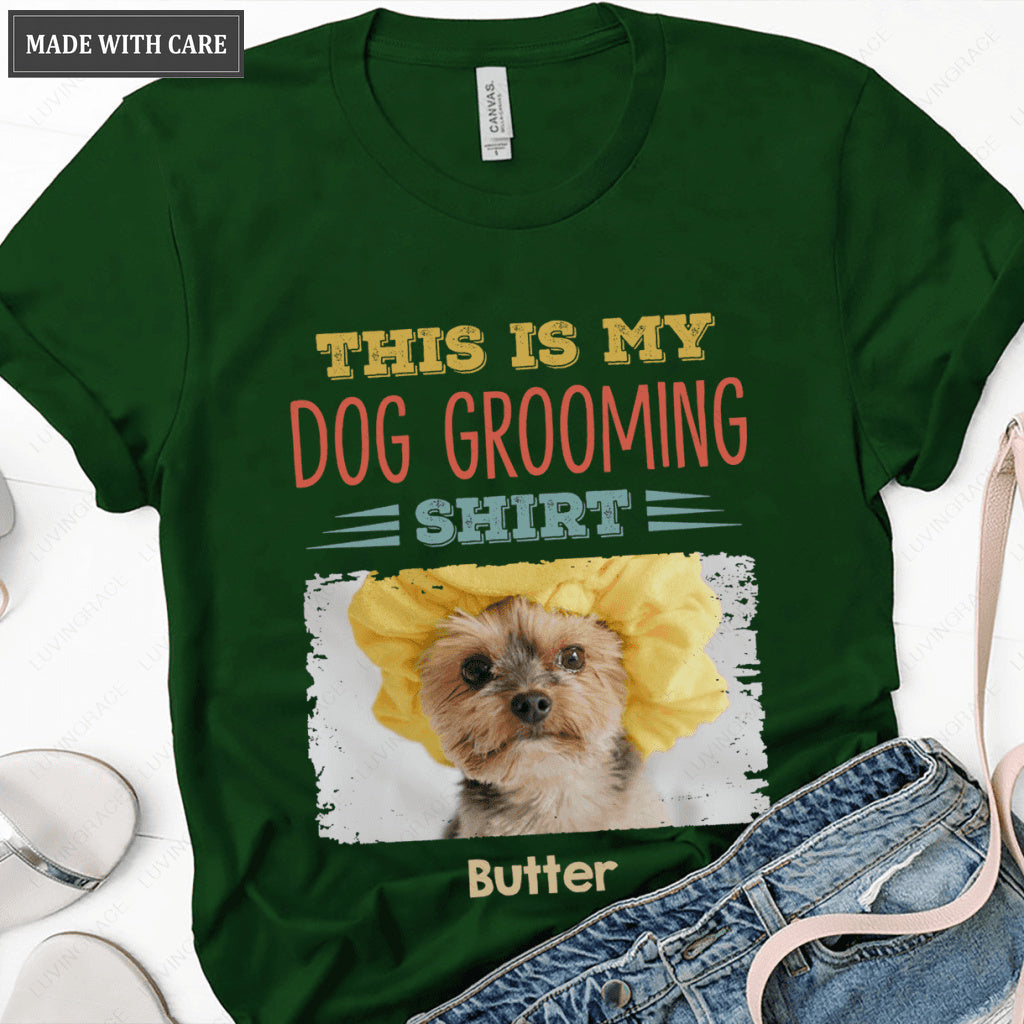 This Is My Dog Grooming Personalized Tshirt