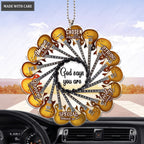 Guitar Burst Circle God Says You Are Ornament