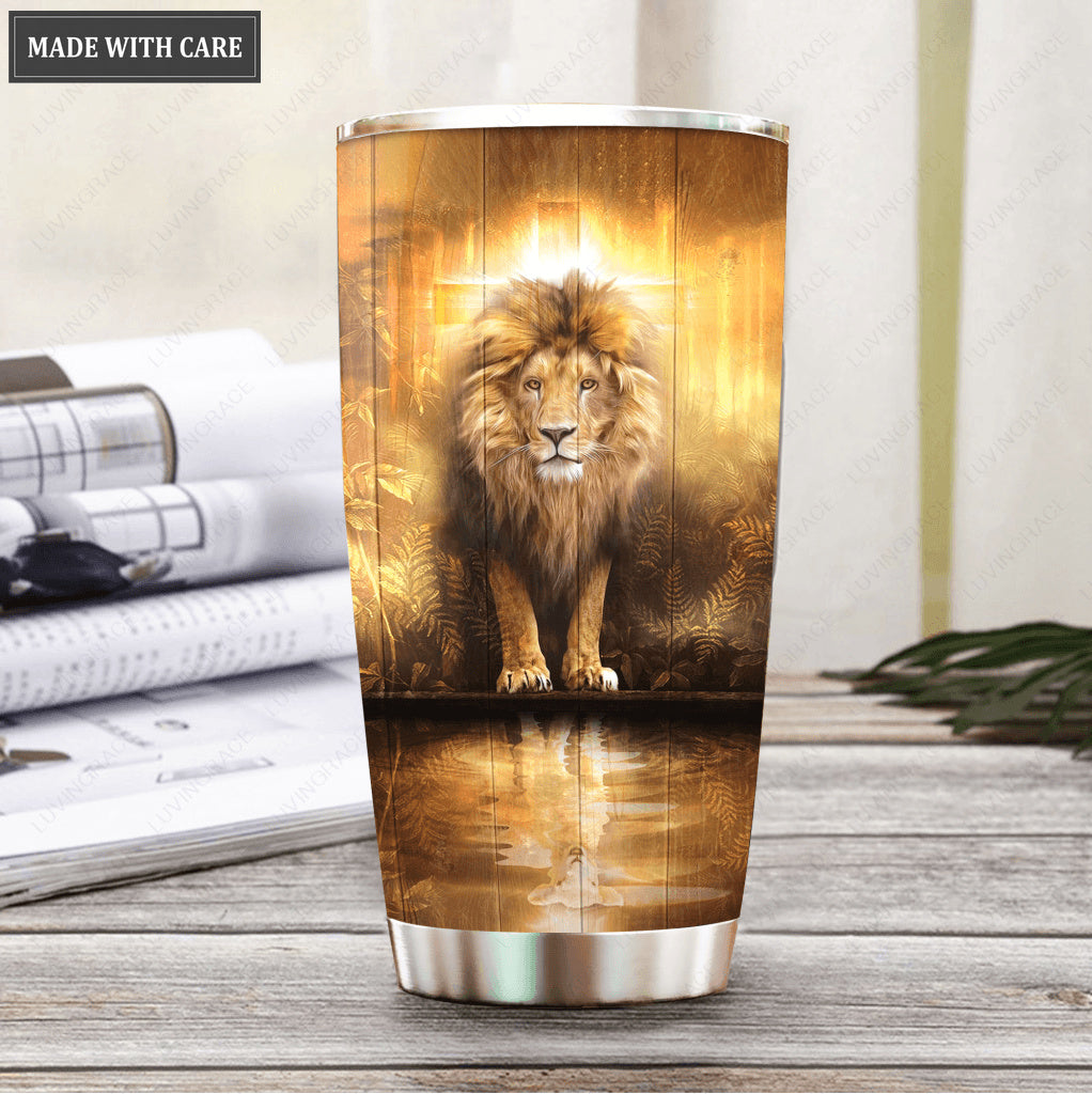 Amazing Lion God Says You Are Personalized Tumbler