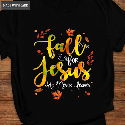 Autumn Fall For Jesus Shirt
