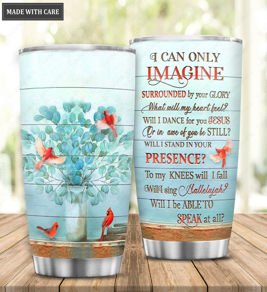 Cardinal Flower Jar By Glory Personalized Tumbler