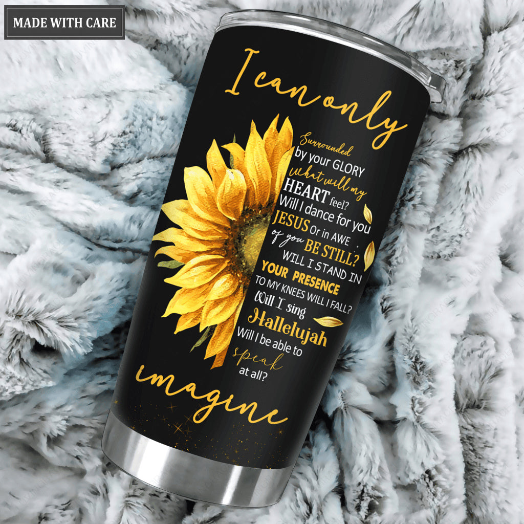 Half Sunflower Of Glory Customized Tumbler
