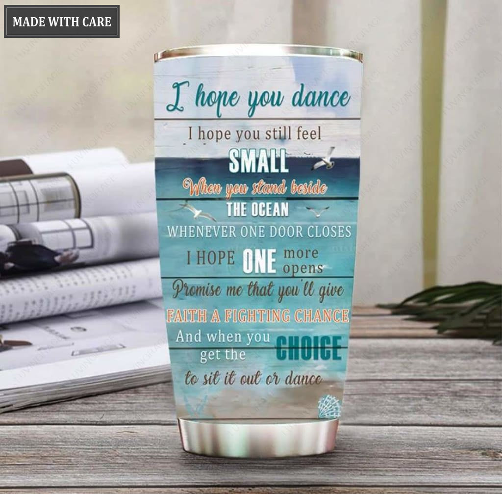 Horse I Hope You Dance Personalized Tumbler