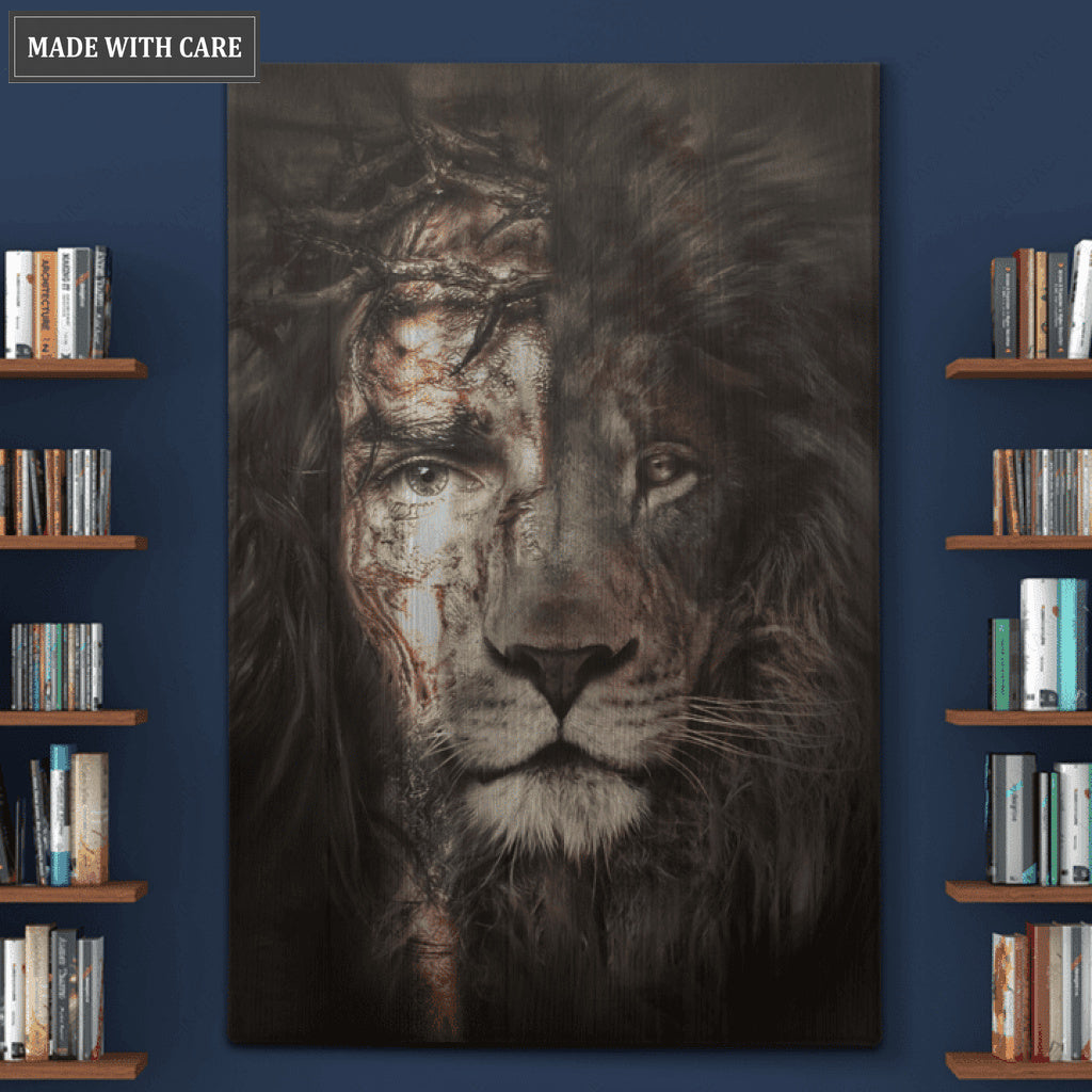Jesus And Lion Wall Art
