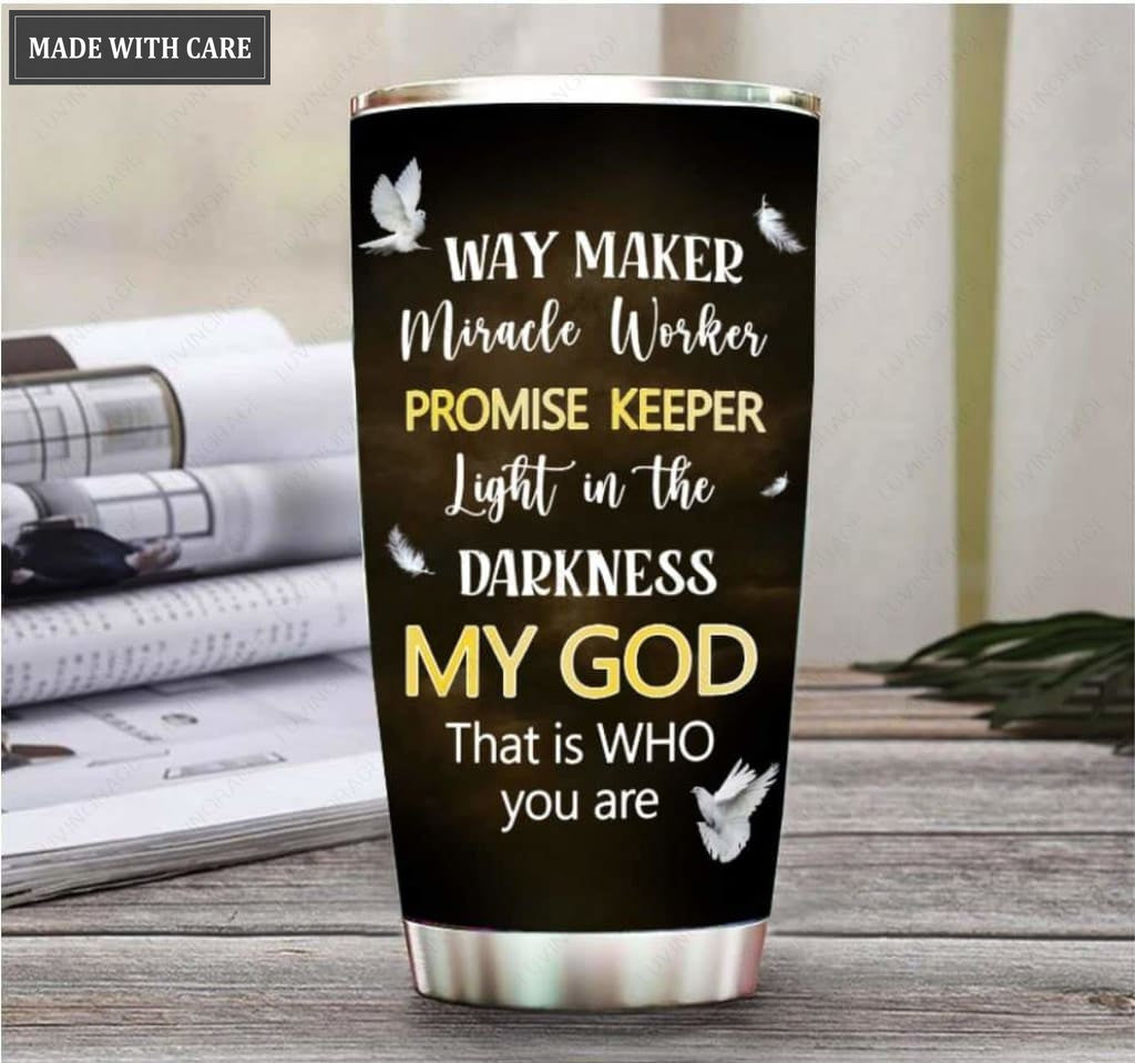 Knight Way Maker Personalized Tumbler
