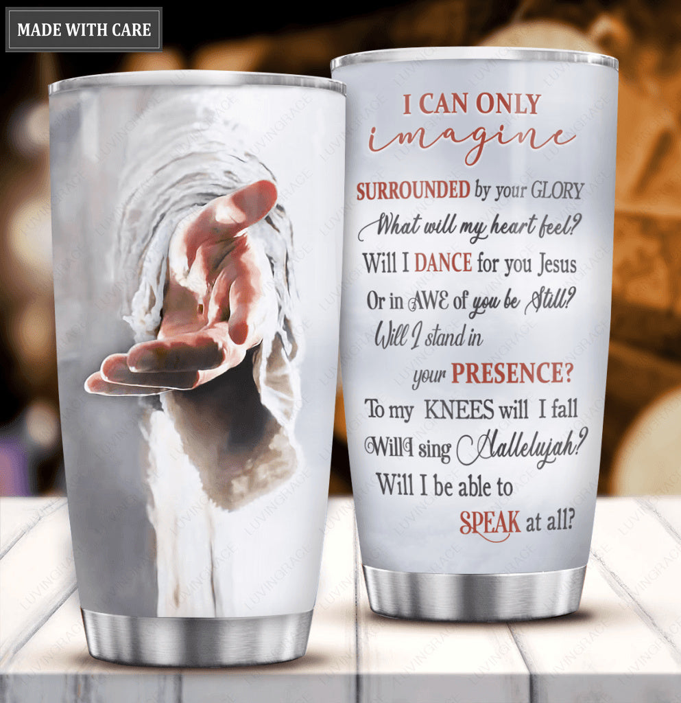 Personalized Take My Hand Glory Tumbler