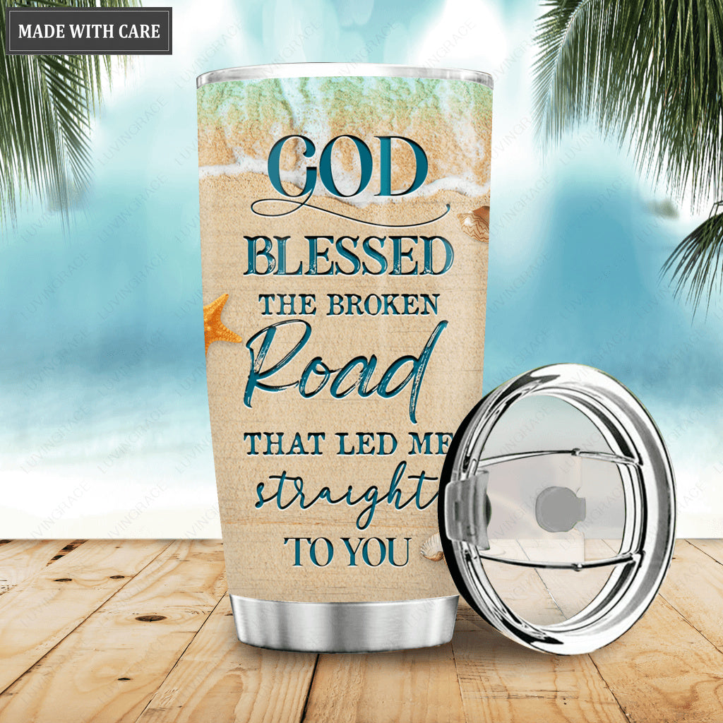 Personalized Tumbler God Bless