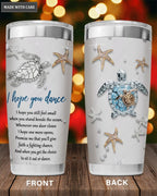 Silver I Hope You Dance Tumbler