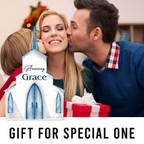 Amazing Grace Church Christian Ornament Gift Christmas Ornament Car Hanging