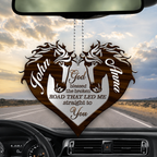 Couple Horse God Blessed Personalized Ornament