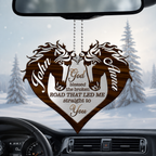 Couple Horse God Blessed Personalized Ornament