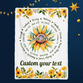 Sunflower You Are Blanket Gifts for Birthday - Birthday gifts - Gifts For Women Birthday Decorations for Girl