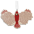 Cardinal I Never Left You 2023 Christmas Ornaments