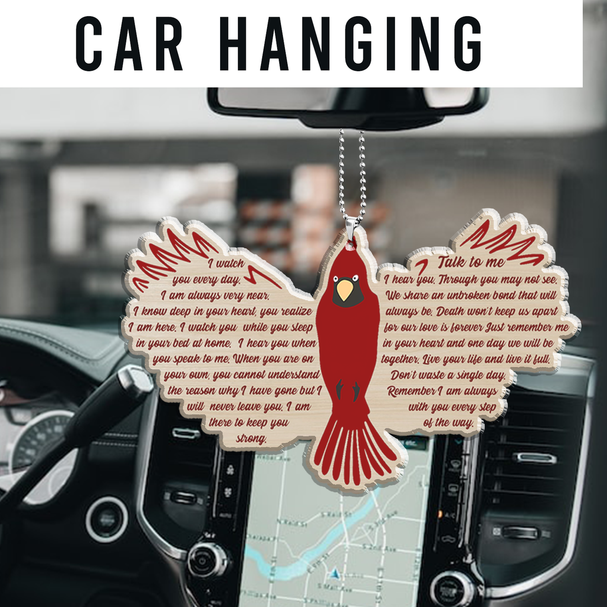 Cardinal I Never Left You 2023 Christmas Ornaments